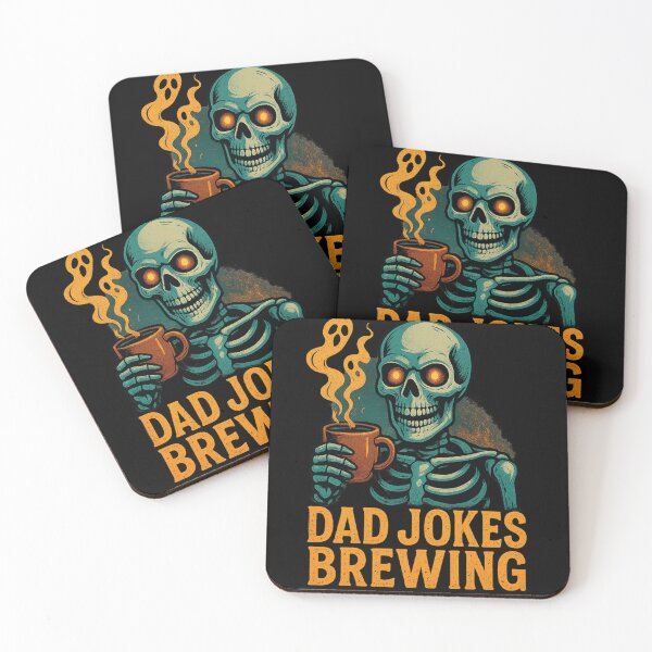 Item preview, Dad Jokes Brewin, Funny Halloween Coffee Tee for Dad Joke Lovers Classic T-Shirt  designed and sold by podlook.