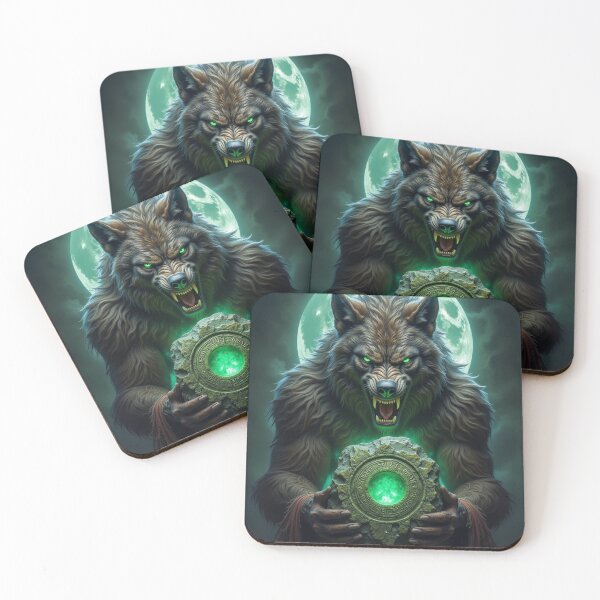 Item preview, Guardian of the Grove - Werewolf Fantasy Art designed and sold by CamillaCreation.