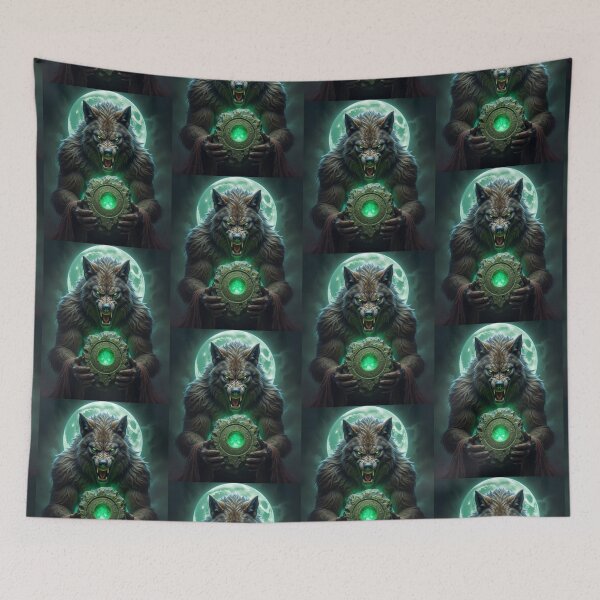 Item preview, Guardian of the Grove - Werewolf Fantasy Art designed and sold by CamillaCreation.