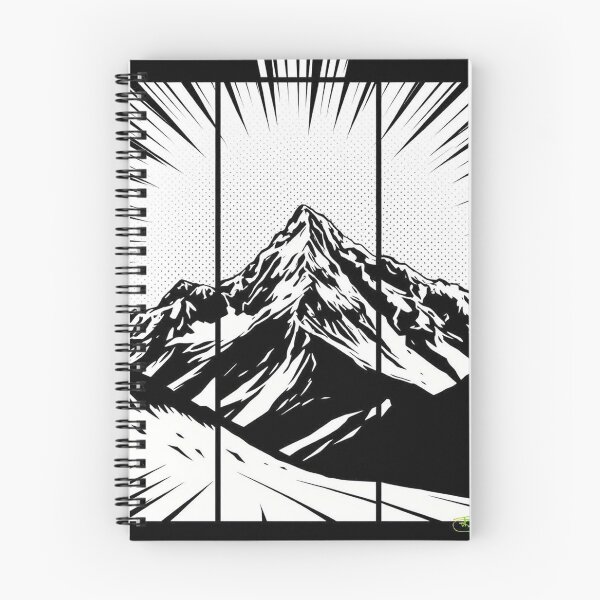 Item preview, Zenith Radiance – Explosive Mountain Burst - Pop Art Mountain Landscape Love  designed and sold by Benito Del Ray.