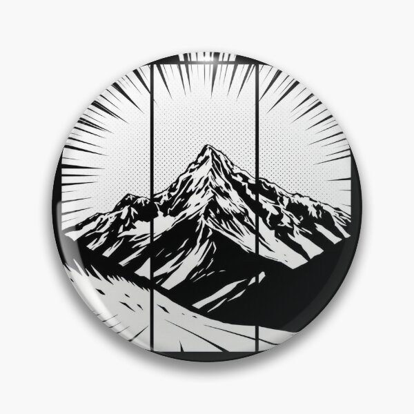 Item preview, Zenith Radiance – Explosive Mountain Burst - Pop Art Mountain Landscape Love  designed and sold by Benito Del Ray.