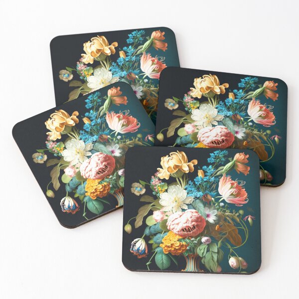 Item preview, Lush bouquet of flowers in the style of Flemish old masters fashionable stylish New Look designed and sold by G-M-Designs.
