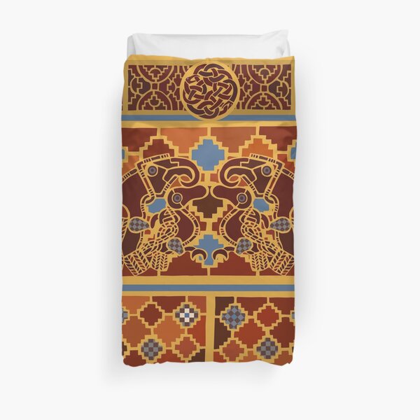 Iron Duvet Covers Redbubble - golden finned knight roblox