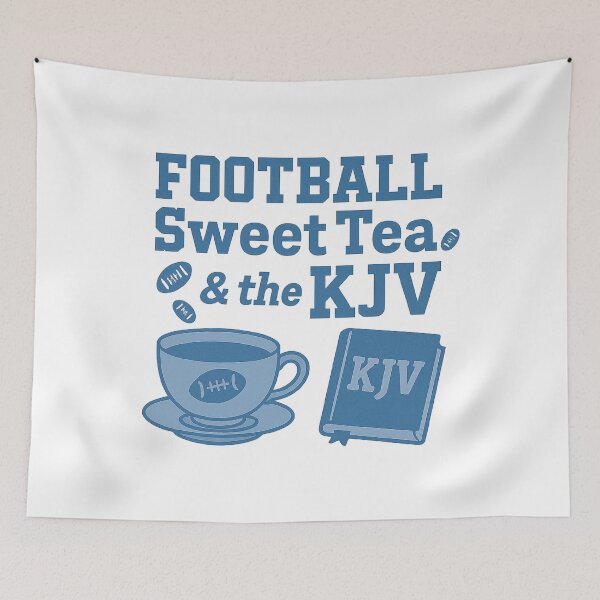 Aperçu de l'œuvre Football, thé sucré KJV créée et vendue par MamaAndBeanie.