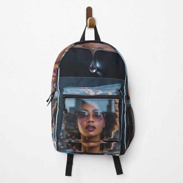 Item preview, Modern Portrait of a Woman with an Urban Reflection Art Print designed and sold by CanvasCarousel.