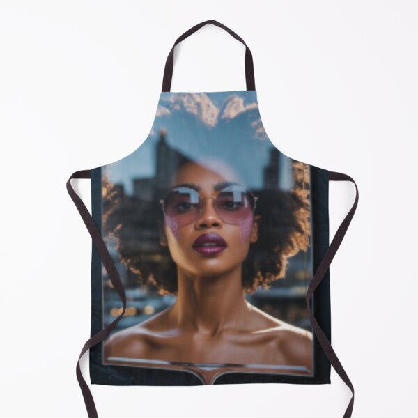 Item preview, Modern Portrait of a Woman with an Urban Reflection Art Print designed and sold by CanvasCarousel.