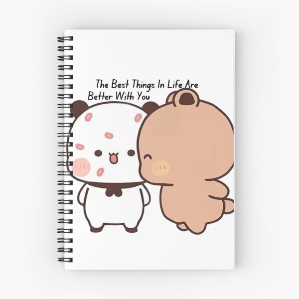Item preview, The Best Things In Life Are Better With You Bubu Dudu Panda And Brownie Bear Couple 2026 designed and sold by OceanLiveArts.