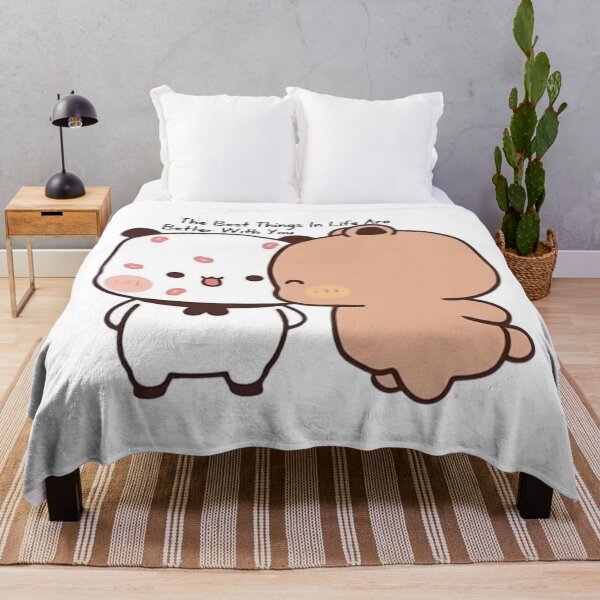 Item preview, The Best Things In Life Are Better With You Bubu Dudu Panda And Brownie Bear Couple 2026 designed and sold by OceanLiveArts.
