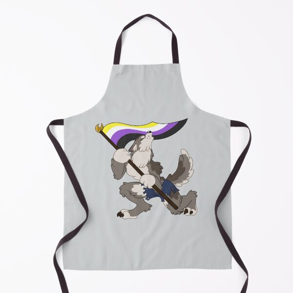 Item preview, Howling Pride for Nonbinary designed and sold by ThatRadFailure.