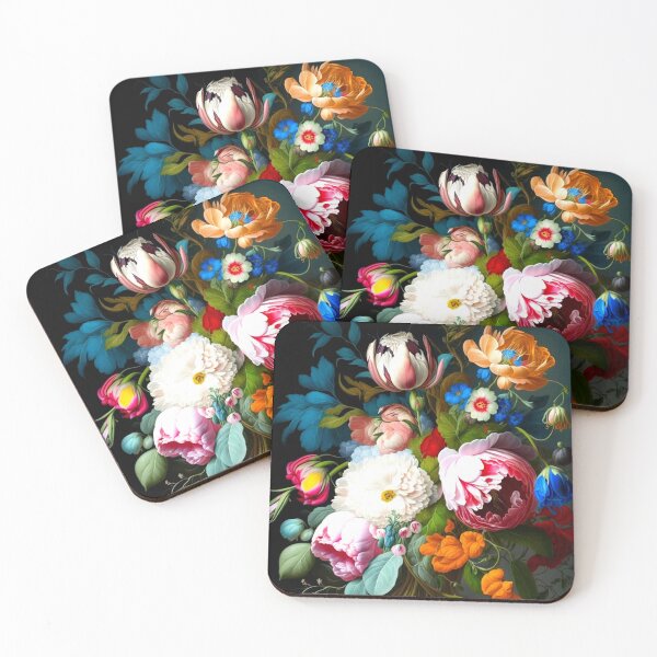 Item preview, Lush bouquet of flowers in the style of Flemish old masters fashionable stylish New Look designed and sold by G-M-Designs.