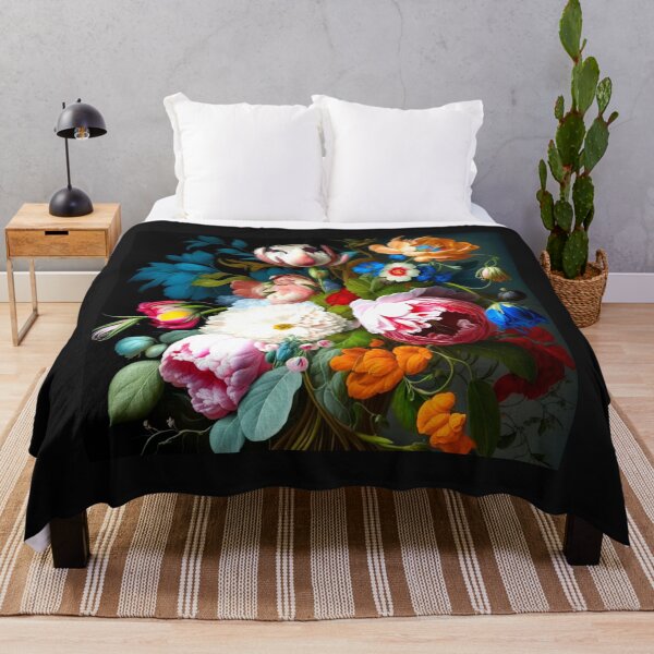 Item preview, Lush bouquet of flowers in the style of Flemish old masters fashionable stylish New Look designed and sold by G-M-Designs.