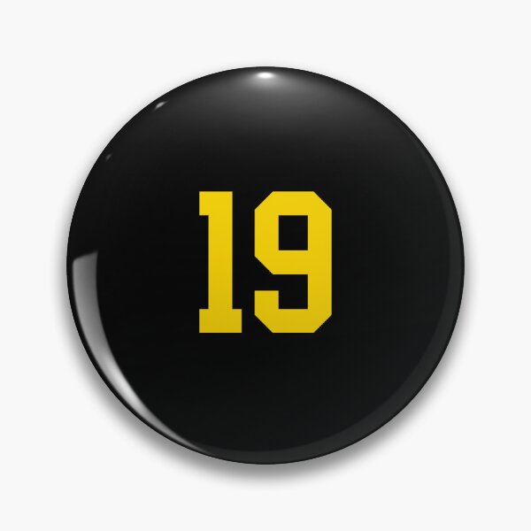 Item preview, Bold Yellow Sports Number 19 designed and sold by NECHSTORE.