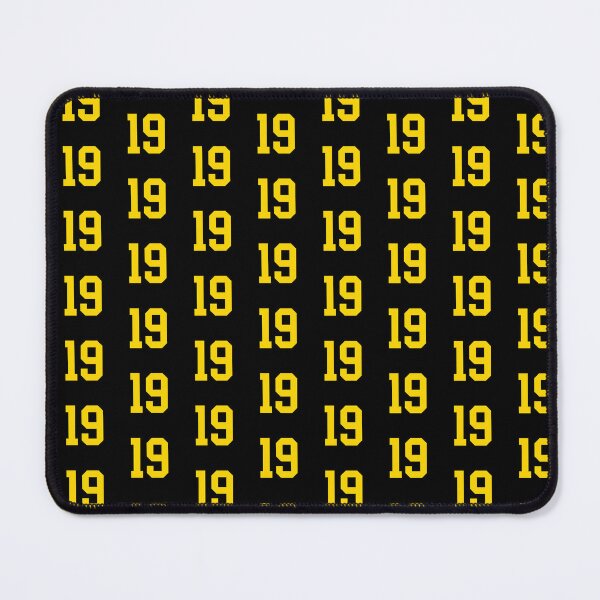 Item preview, Bold Yellow Sports Number 19 designed and sold by NECHSTORE.