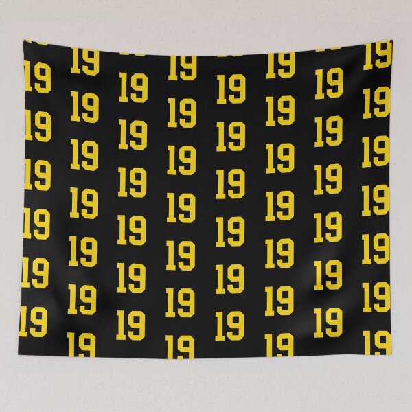 Item preview, Bold Yellow Sports Number 19 designed and sold by NECHSTORE.