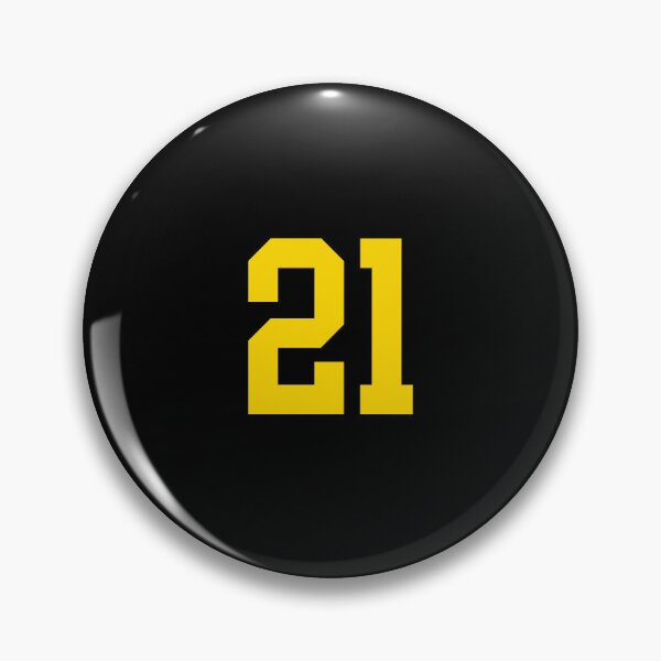 Item preview, Bold Yellow Sports Number 21 designed and sold by NECHSTORE.