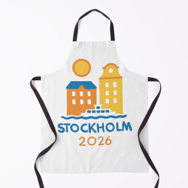 Item preview, Stockholm 2026 International Convention Pins Stickers Notebooks designed and sold by RegalitosParaTi.