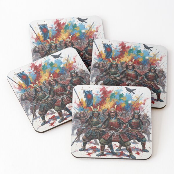 Item preview, A group of valiant samurai designed and sold by PrintYourStyle.