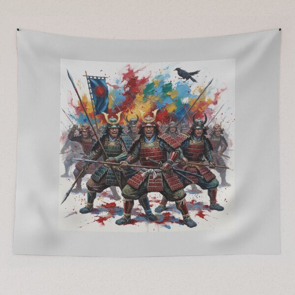 Item preview, A group of valiant samurai designed and sold by PrintYourStyle.