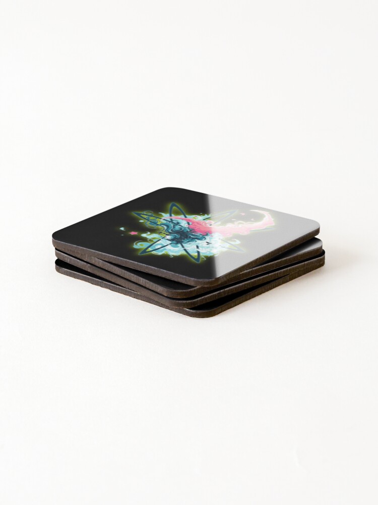 Thumbnail 4 of 5, Coasters (Set of 4), Neutron Pattern designed and sold by RadManDesigns.