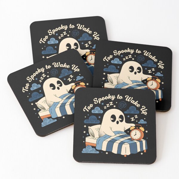 Item preview, BEDTIME - Too Spooky to Wake Up - LAZY GHOST SLEEPING designed and sold by justyna-s28.