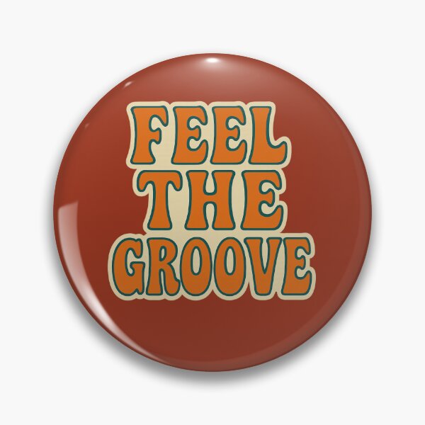 Artikelvorschau, Feel The Groove Retro Typografie Funky Musik Design entworfen und verkauft von ArtComixHaven.