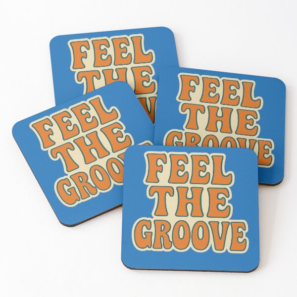 Item preview, Feel The Groove Retro Typography Funky Music Design designed and sold by ArtComixHaven.