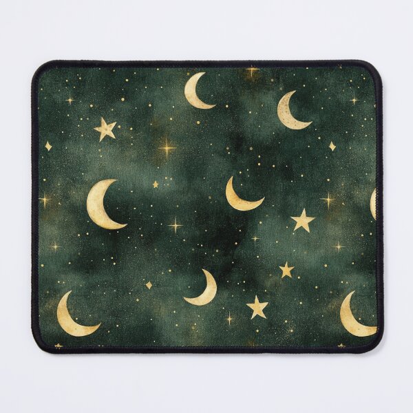 Item preview, Night Forest Dark Green Watercolor Sky All Over designed and sold by Feeling Artsy.
