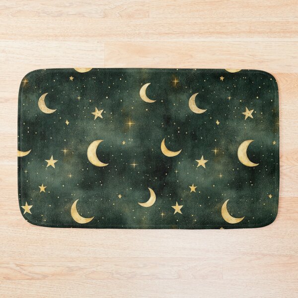 Item preview, Night Forest Dark Green Watercolor Sky All Over designed and sold by Feeling Artsy.