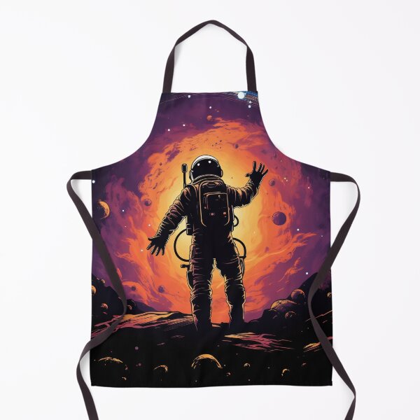 Item preview, Astronaut in space suit standing in front of full moon designed and sold by anytka.