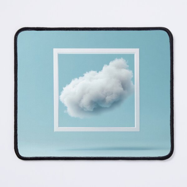 Item preview, Cloud in a minimalist blue frame designed and sold by anytka.