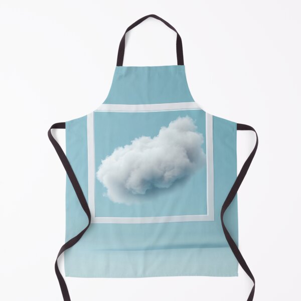 Item preview, Cloud in a minimalist blue frame designed and sold by anytka.
