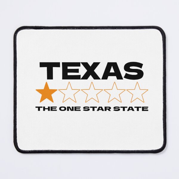 Item preview, Texas The One Star State Black Logo designed and sold by Wishbonedezine.