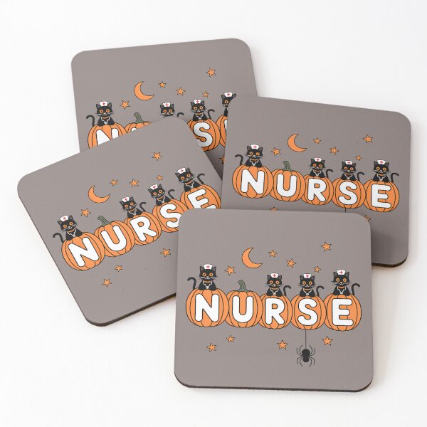 Item preview, Halloween Nurse Cat Pumpkins designed and sold by Zeltagold8.