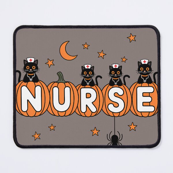 Item preview, Halloween Nurse Cat Pumpkins designed and sold by Zeltagold8.