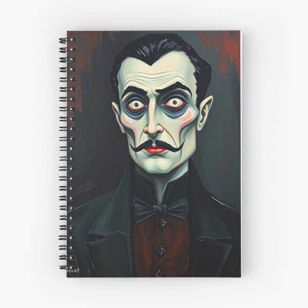 Item preview, Creepy stylized Haunted House  portrait of a old man with a mustache designed and sold by Vintage Designs +.