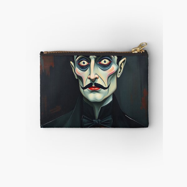 Item preview, Creepy stylized Haunted House  portrait of a old man with a mustache designed and sold by Vintage Designs +.