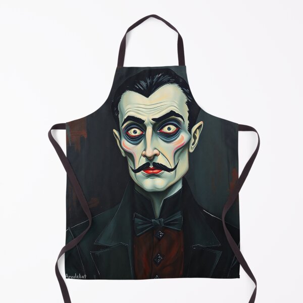 Item preview, Creepy stylized Haunted House portrait of a old man with a mustache designed and sold by Vintage Designs +.