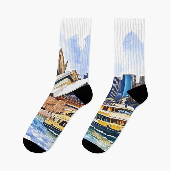 Item preview, Ferry by Sydney Opera House designed and sold by anytka.