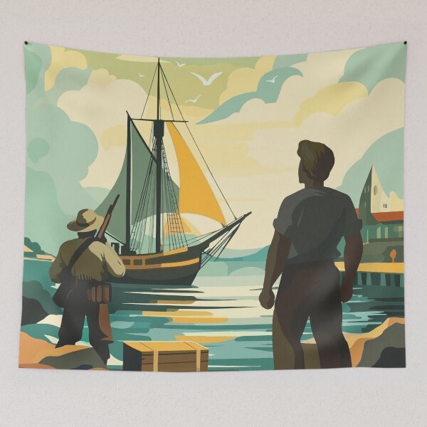 Item preview, MARACAIBO - Inspired Poster / Retro Board Game Poster / Wall Art Print / Fantasy, Board Game, RPG, DnD / Home Decor Gift Idea designed and sold by RoleplayRealm.