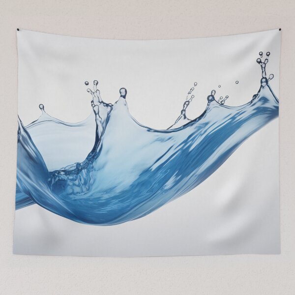 Item preview, Fluid Blue Splash Harmony designed and sold by anytka.