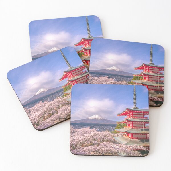 Item preview, CHERRY BLOSSOM AND MOUNT FUJI - JAPAN  designed and sold by trengeee.