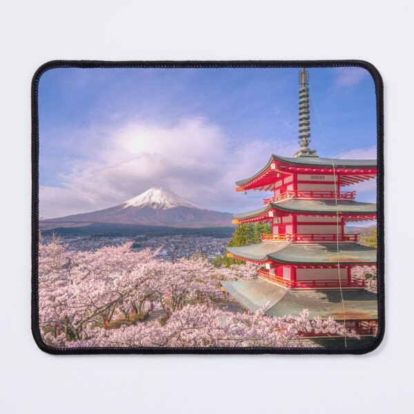 Item preview, CHERRY BLOSSOM AND MOUNT FUJI - JAPAN designed and sold by trengeee.