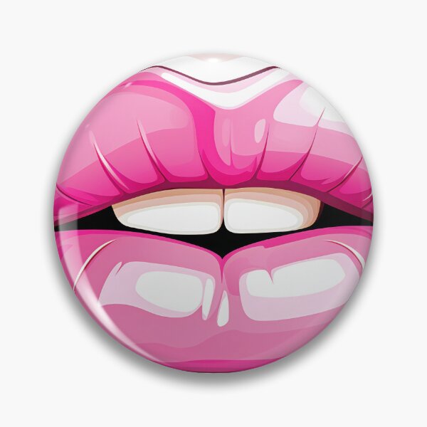 Item preview, Glossy Pink Lips Illustration designed and sold by anytka.