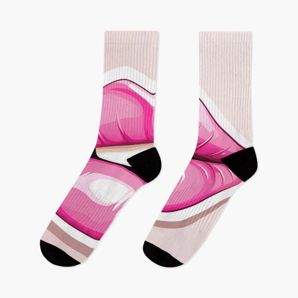 Item preview, Glossy Pink Lips Illustration designed and sold by anytka.