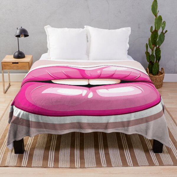 Item preview, Glossy Pink Lips Illustration designed and sold by anytka.