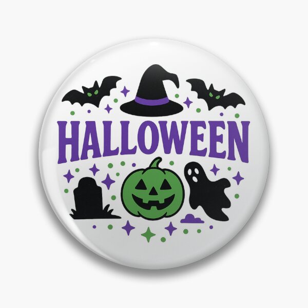 Item preview, Spooky Halloween Night Icon Set designed and sold by The Style Yard.