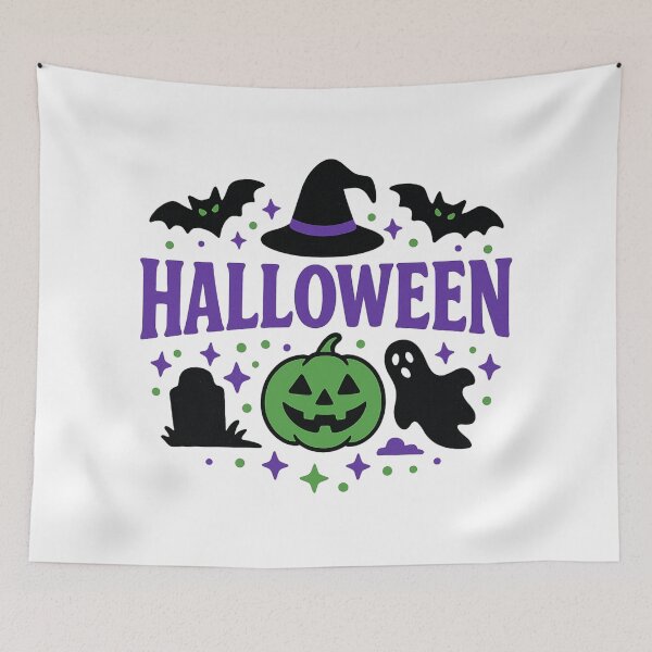 Item preview, Spooky Halloween Night Icon Set designed and sold by The Style Yard.
