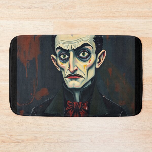 Item preview, Creepy stylized Haunted House portrait of a old man with a mustache designed and sold by Vintage Designs +.