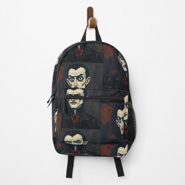 Item preview, Creepy stylized Haunted House portrait of a old man with a mustache designed and sold by Vintage Designs +.