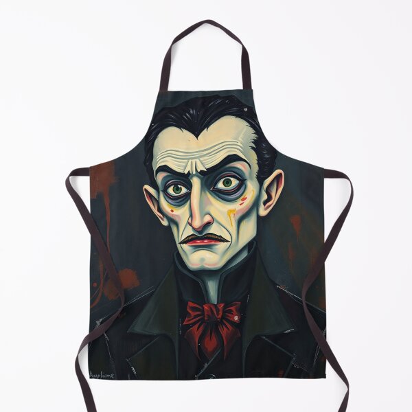 Item preview, Creepy stylized Haunted House portrait of a old man with a mustache designed and sold by Vintage Designs +.